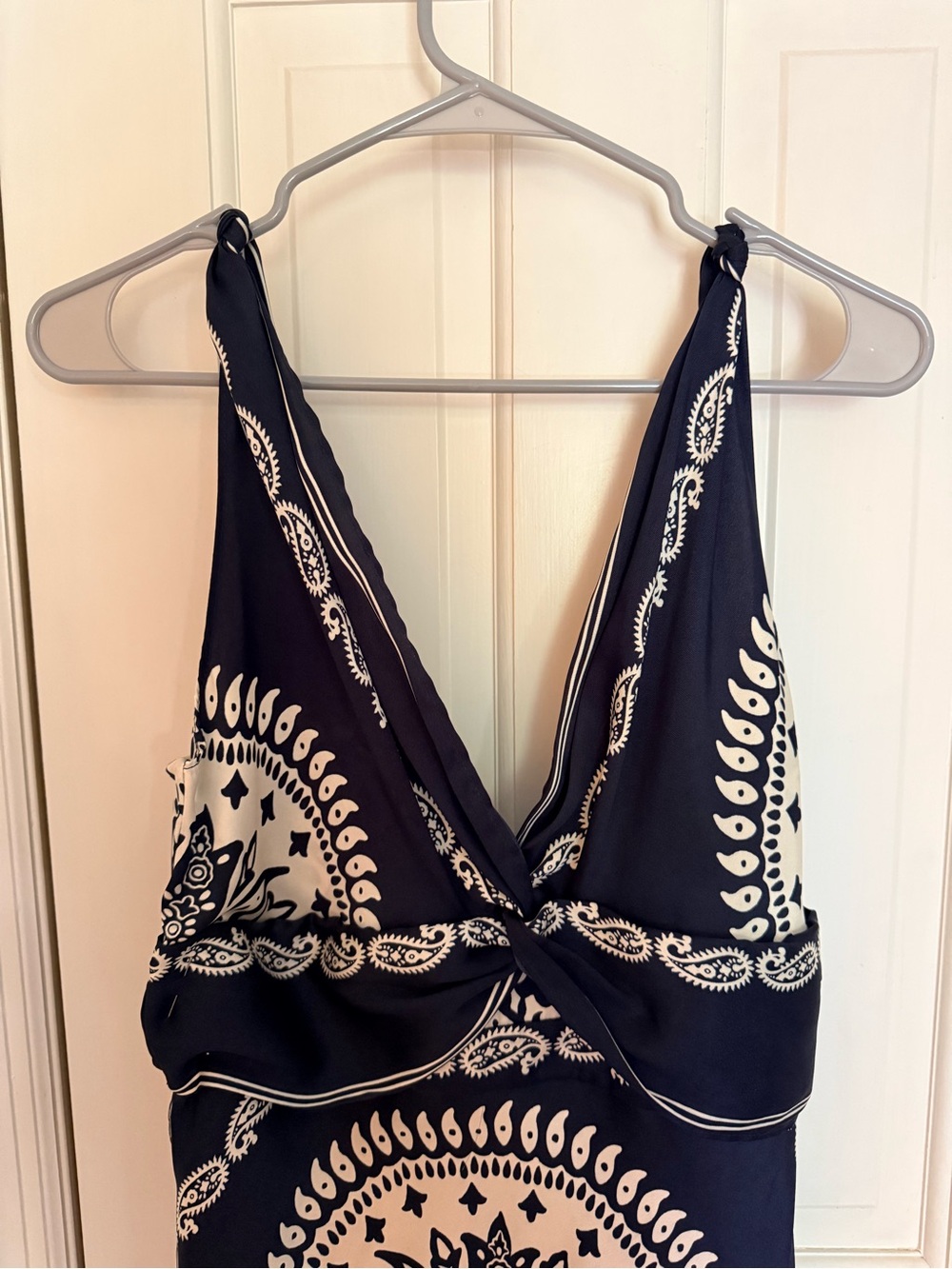 Caroline Constas bandana print maxi dress, size large! great condition! - Picture 2 of 6